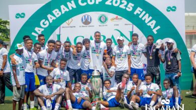 Jagaban Cup winner from last year celebrates their victory