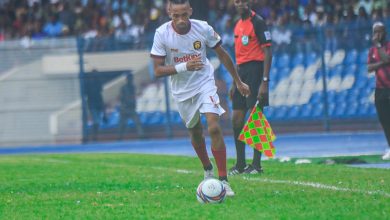 Ikorodu City FC players celebrating a goal during their NPFL Matchday 33 win over Niger Tornadoes