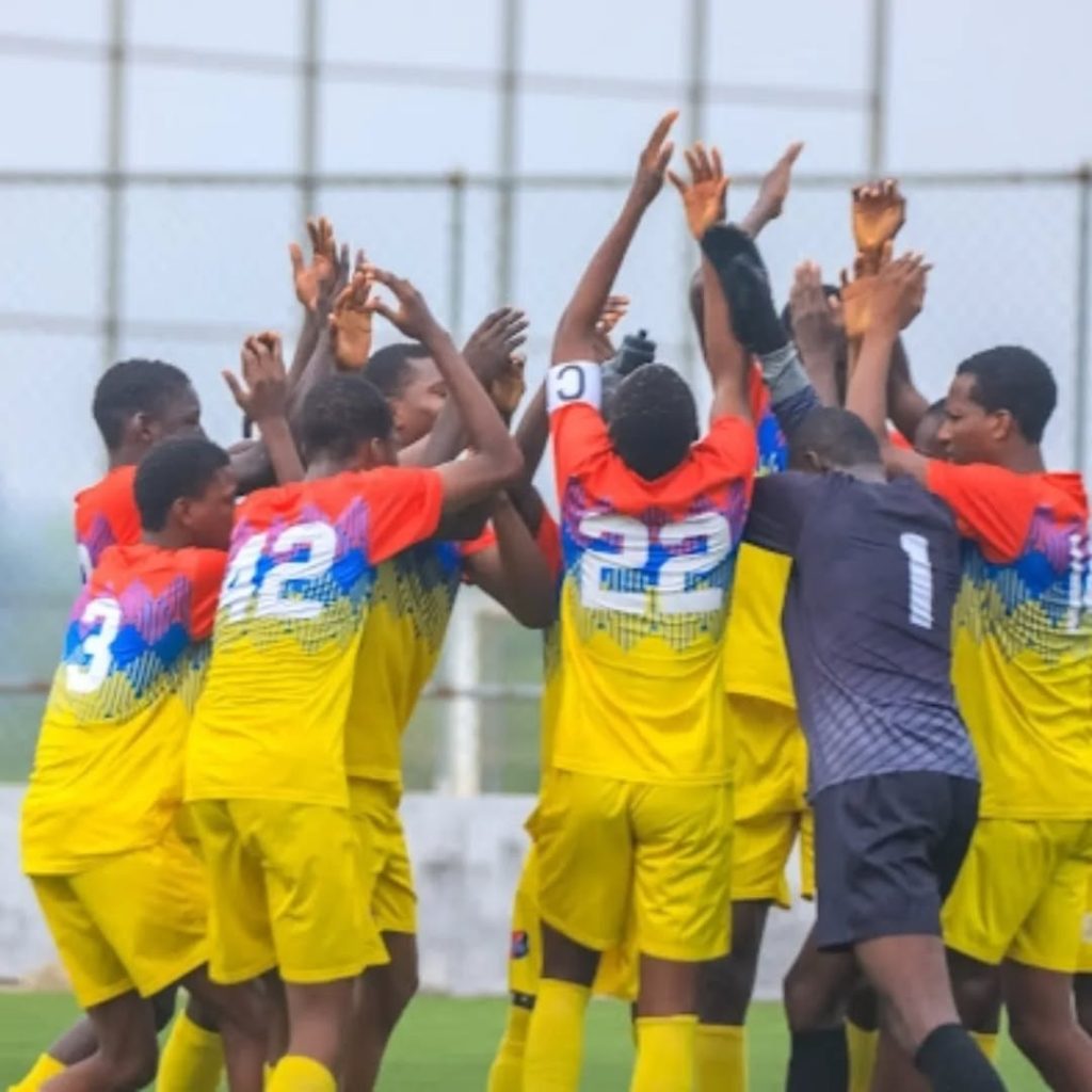 Imperial FC Sets Sights on Promotion as 2025 NLO Season Kicks Off Imperial FC players celebrate passionately after scoring a goal in a Nationwide League One match, showcasing team spirit and youthful energy.