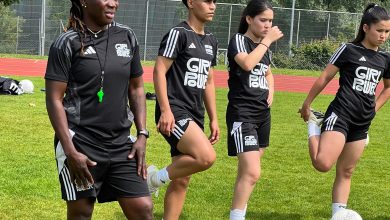 Ayisat Yusuf-Aromire 4-Nation Summer Camp Tournament held at the FIFA headquarters in Zurich, Switzerland.