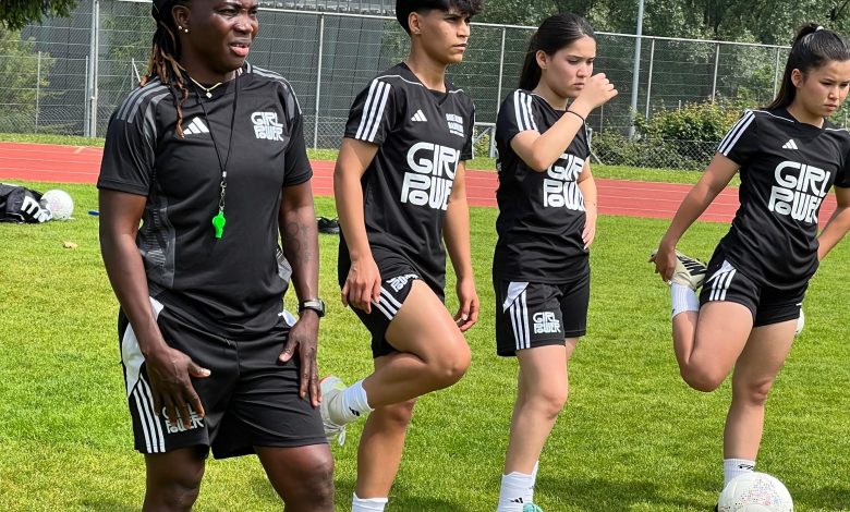 Ayisat Yusuf-Aromire 4-Nation Summer Camp Tournament held at the FIFA headquarters in Zurich, Switzerland.