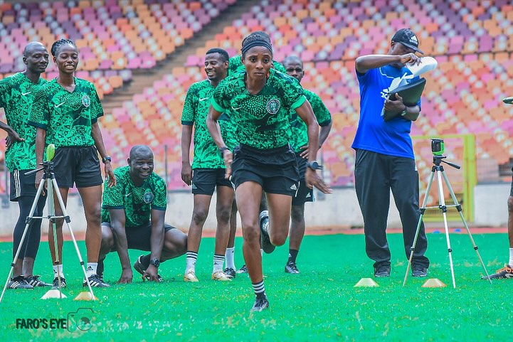 Young Referees and Instructors Set for 2025 FIFA MA Course in Abuja Yemisi Akintoye and fellow referees engaged in drills at the 2024 FIFA MA Course held at the Moshood Abiola Stadium, Abuja