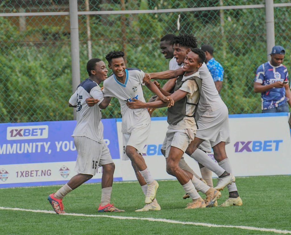 Africano celebrating their Matchday 6 victory
