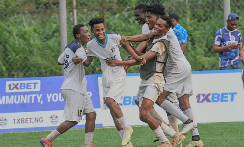 Africano celebrating their Matchday 6 victory