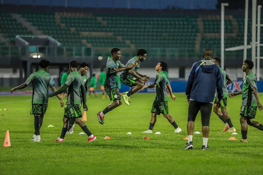 Zakaria Tindano’s Late Strike Seals WAFU B U20 Glory for Cote d’Ivoire over Nigeria Flying Eagles training for WAFU B final match