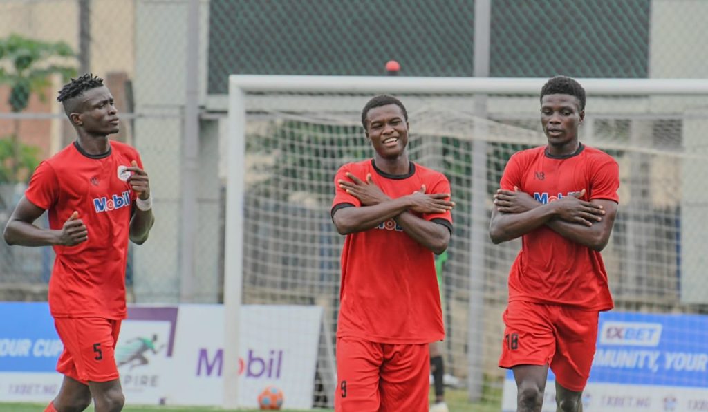 Inpire SA celebrated their victory against Power Ranger in 1XCup Matchday 5