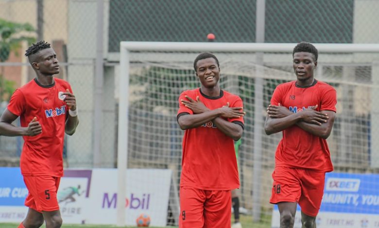 Inpire SA celebrated their victory against Power Ranger in 1XCup Matchday 5