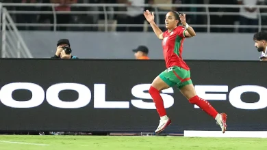 Morocco Captain celebrated their vitory against Ghsns
