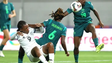 Super Falcons of Nigeria against Botswana