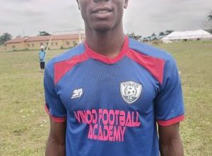 Anthony Okoli scored a brace for Vinod FA against Austenplus FC