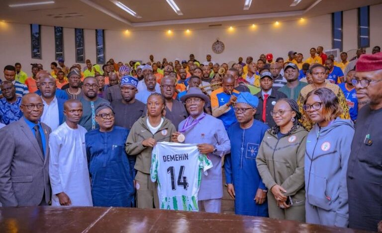 Ondo State Governor, Tosin Aiyeditiwa honoured Tosin Demehin