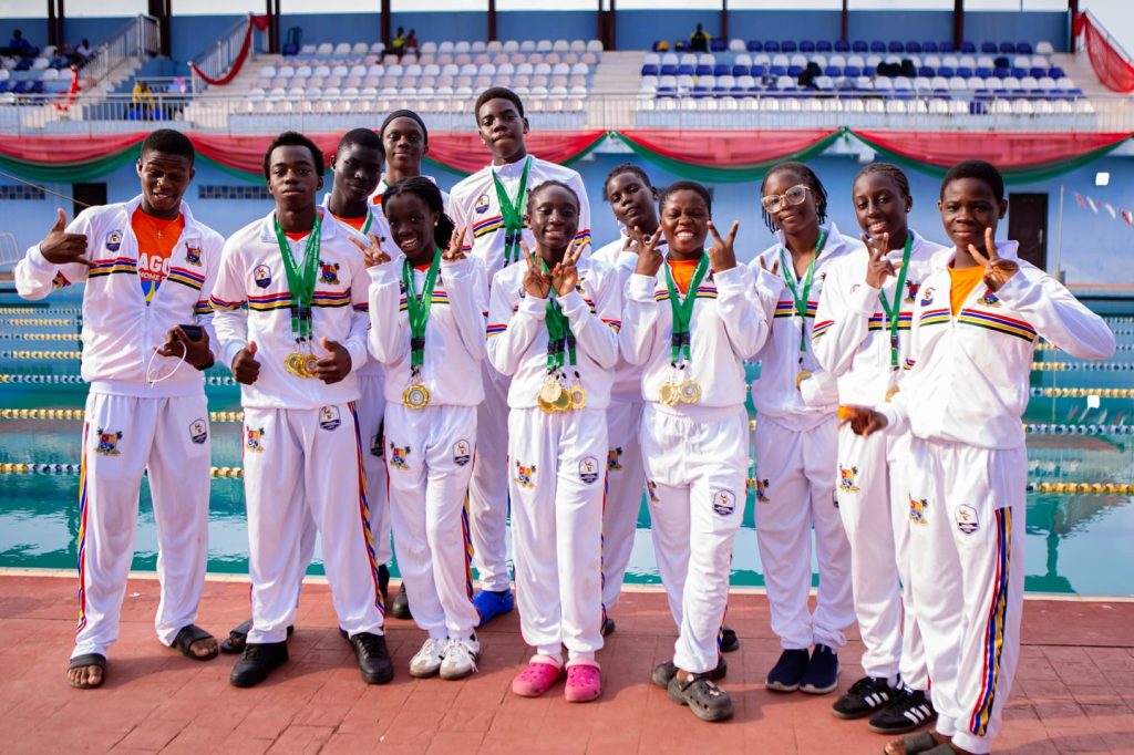 Lagos Wins First Ever National Youth Games Championship, Ending Delta’s Dominance A cross-section of Team Lagos medalists.