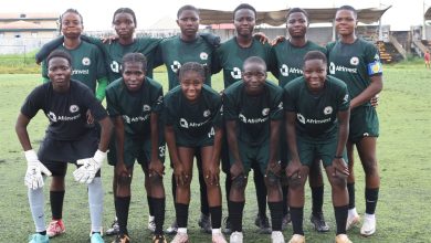 Rangers International FC Women team lineup in Okigwe, Imo State ahead of their NWFL Nationwide Tournament preparationRangers International FC Women team lineup in Okigwe, Imo State ahead of their NWFL Nationwide Tournament preparation