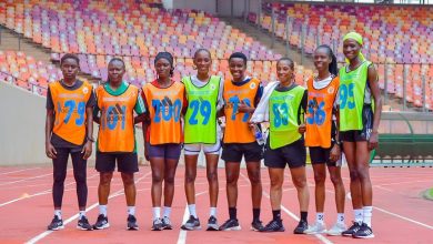 Cross section of the women Assistant Referees after their FIFA Fitness Test