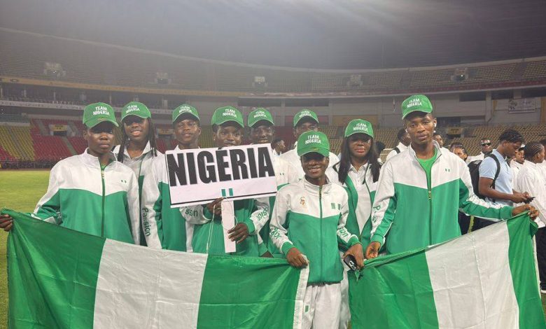 Team Nigeria at the African Youth Games