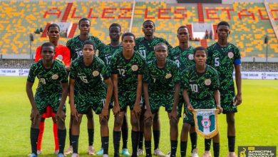 Nigeria U-15 squad to the CAF African Schools Football Championship WAFU B Qualifiers in Burkina Faso