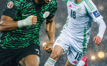 Nigeria vs Algeria in the AFCON 2025 quarter final