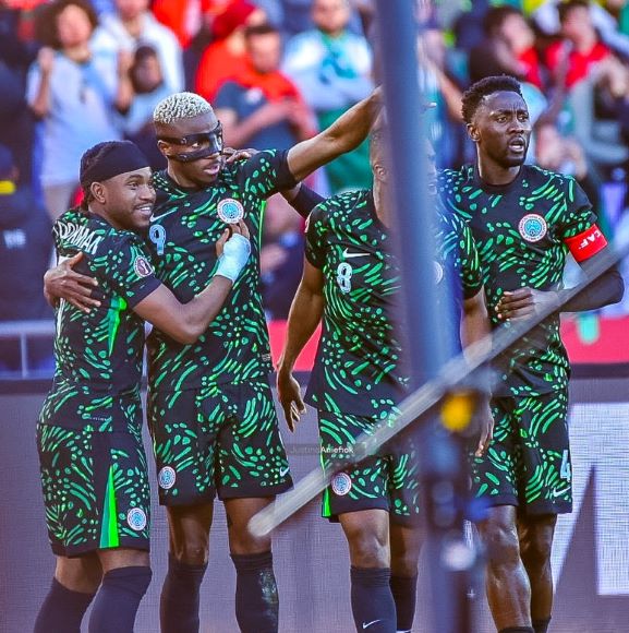 Osimhen and Akor Adams Fire Nigeria Past Algeria in AFCON 2025 Thriller The Super Eagles of Nigeria celebrated against Algeria in AFCON 2025 Quarterfinal