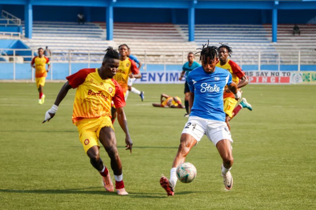 Enyimba International vs Ikorodu City in the NPFL week 26 match