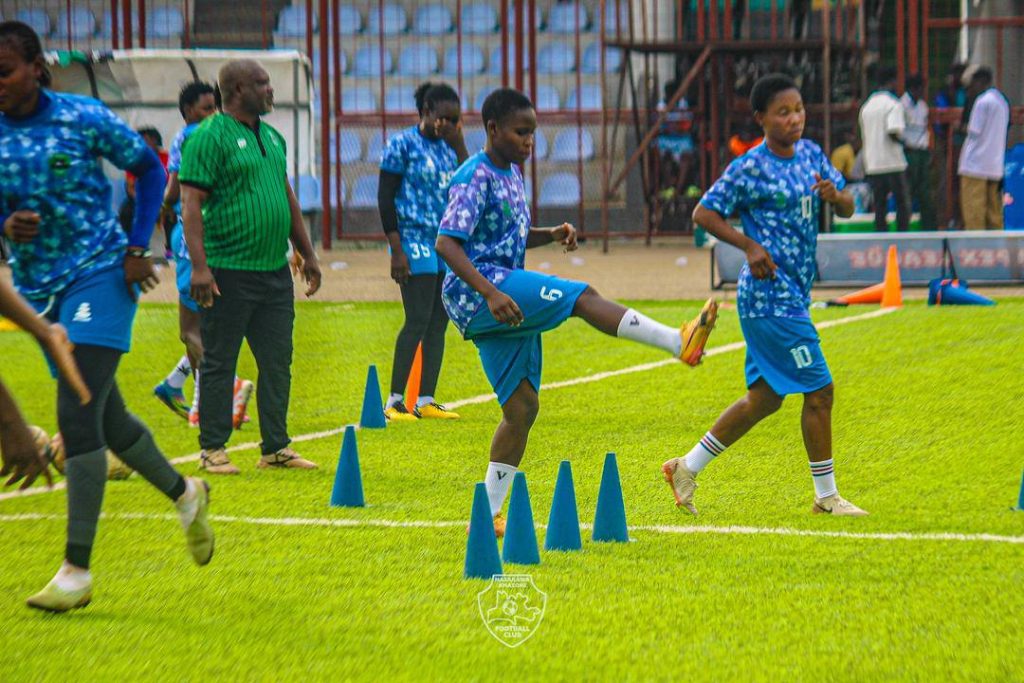 Nasarawa Amazons in Akure for the NWFL Premiership Matchday 8 against Sunshine Queens
