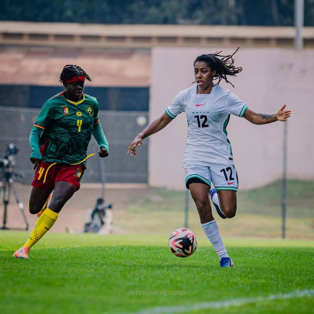 The Super Falcons come back to beat the Lionesses of Cameroon.